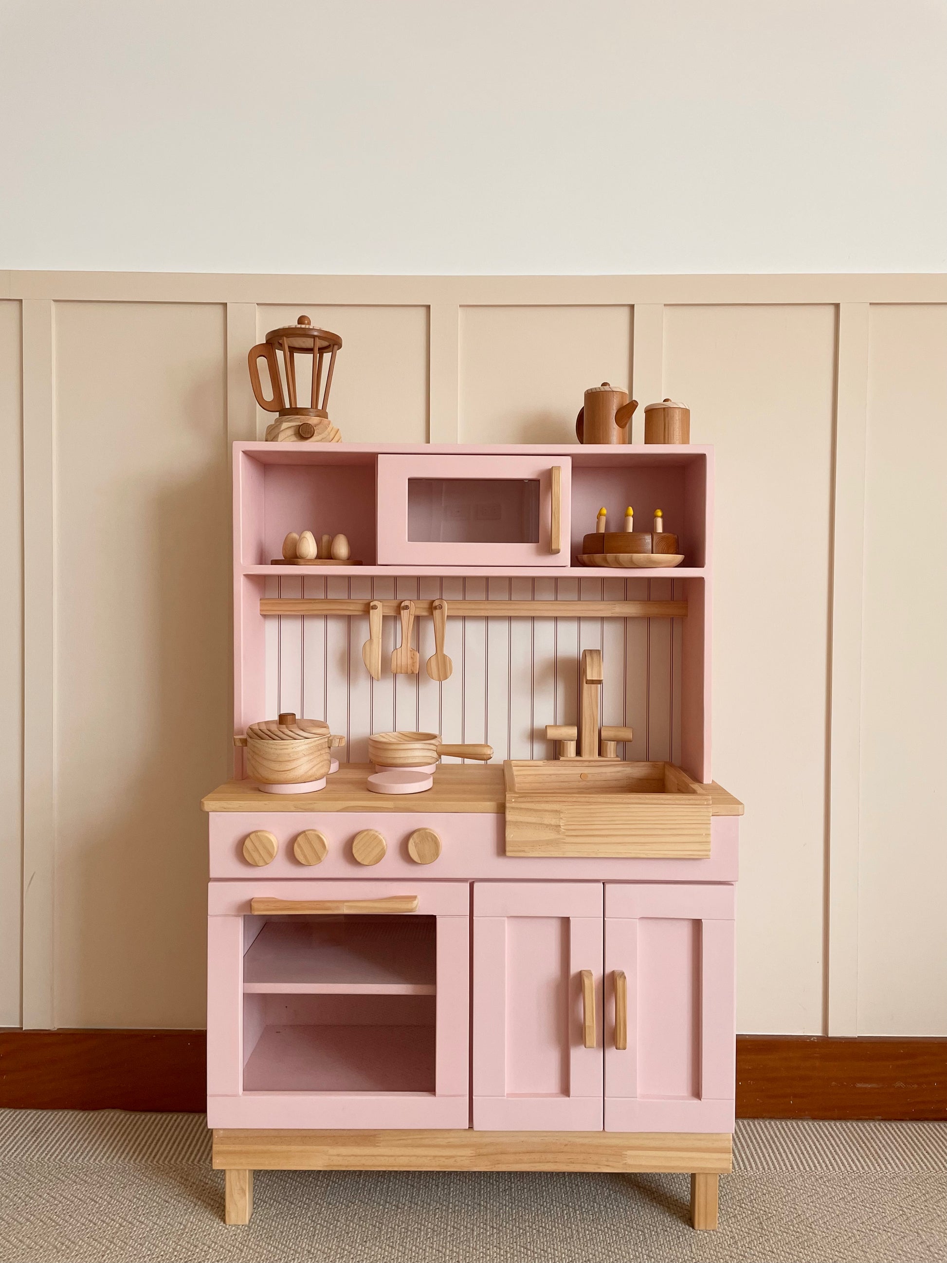Cocinita Rosa Pvc Vintage