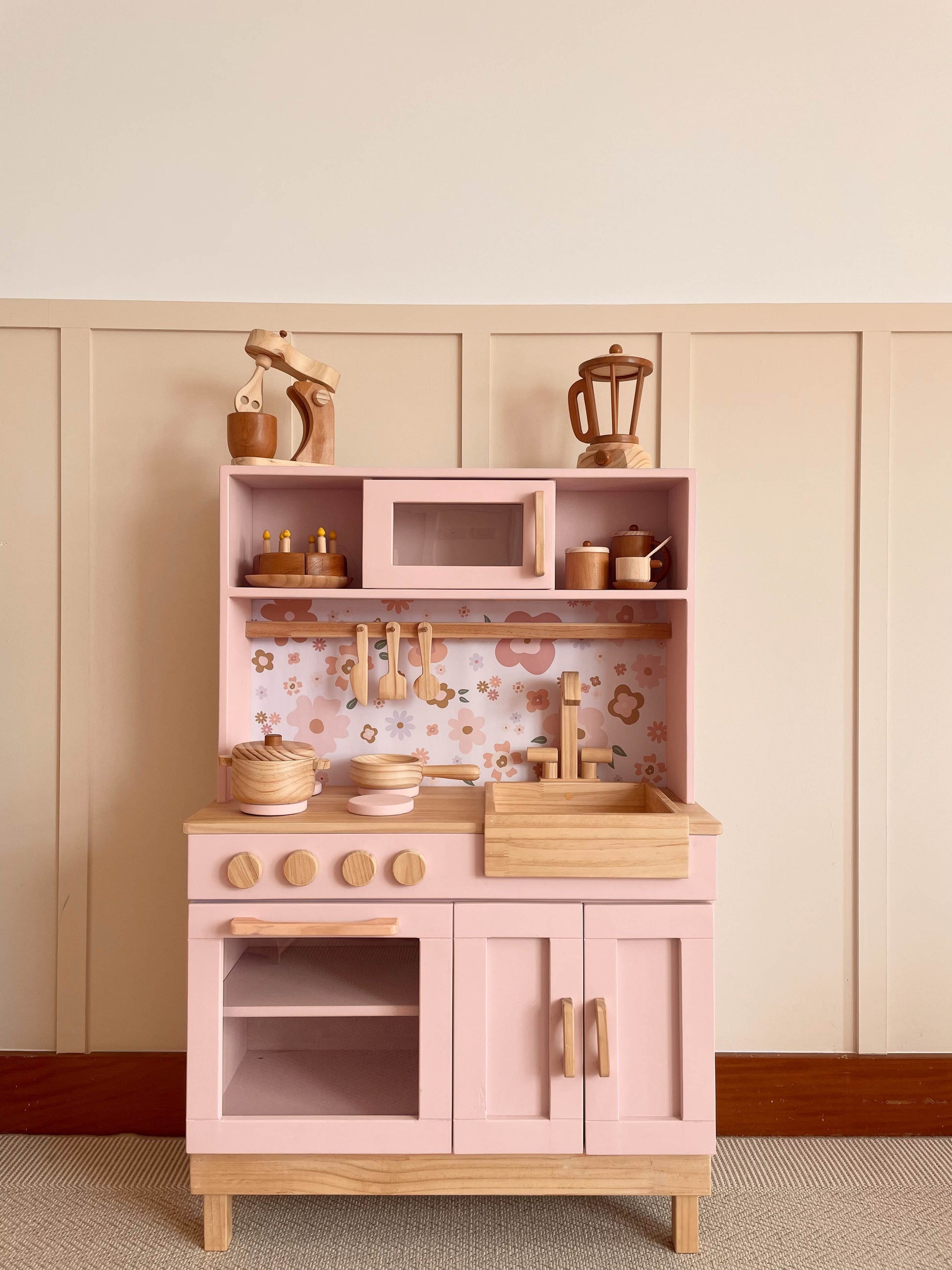 Cocinita Rosa Pvc Pink Bloom