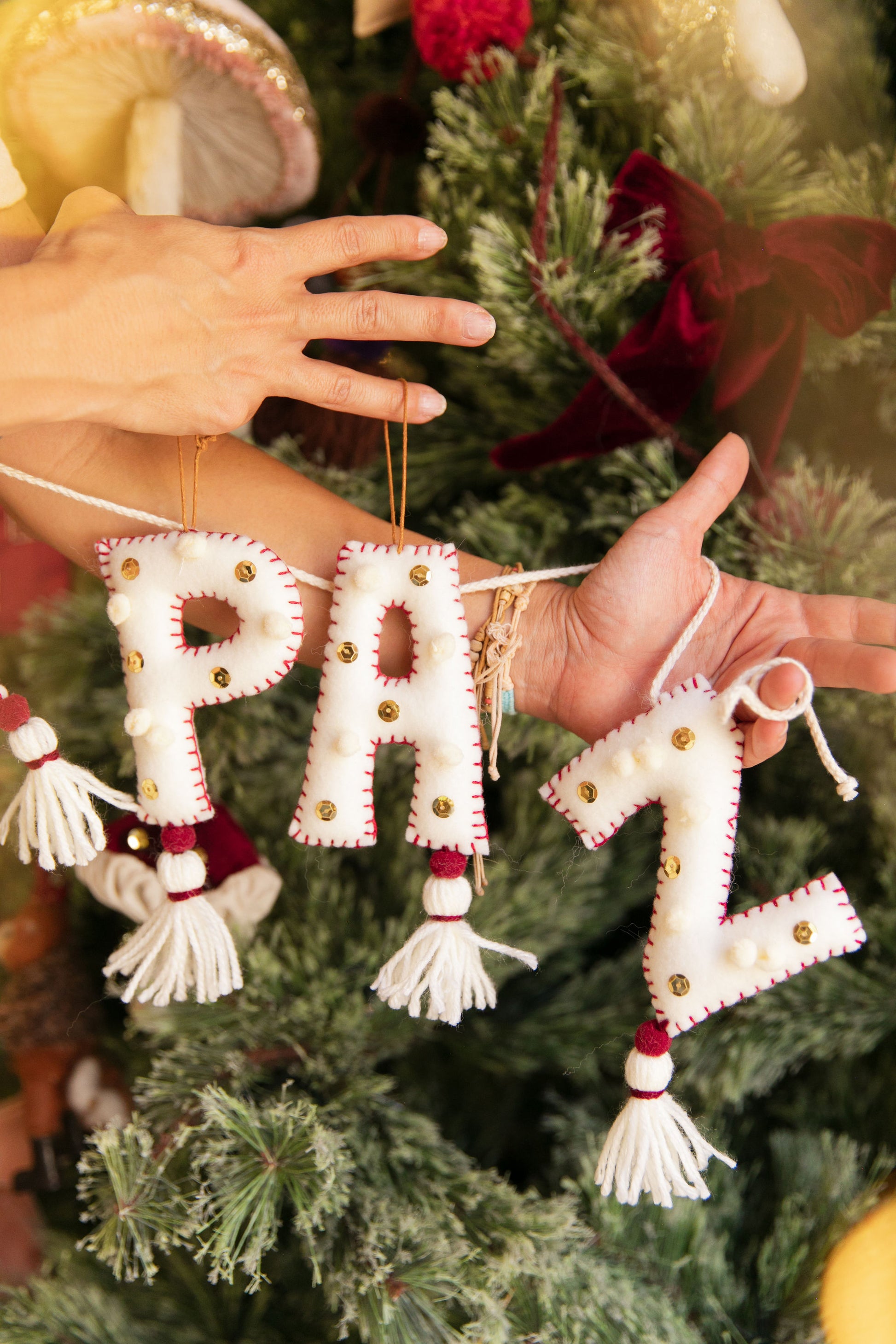 Letra Con Lentejuela