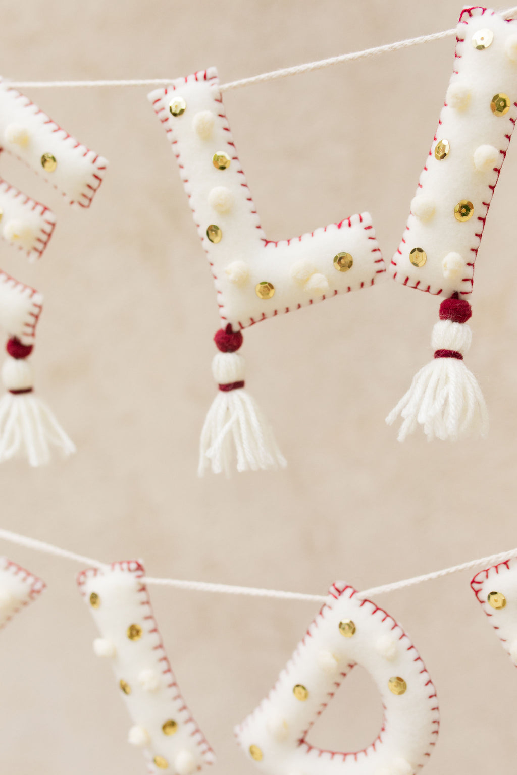 Letrero Feliz Navidad Lentejuelas