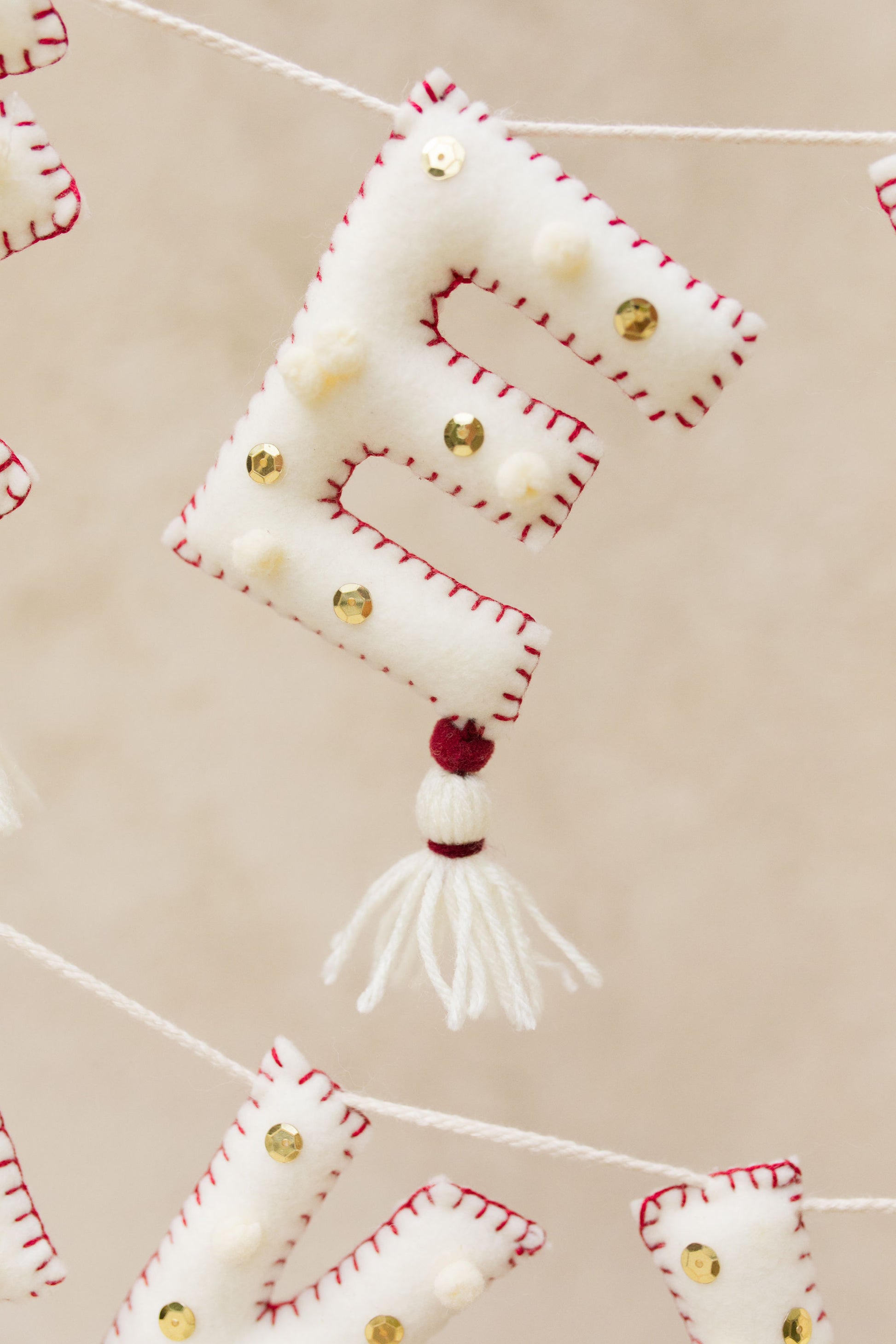 Letrero Feliz Navidad Lentejuelas