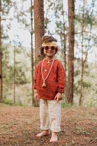 Camisa Niño Terracota