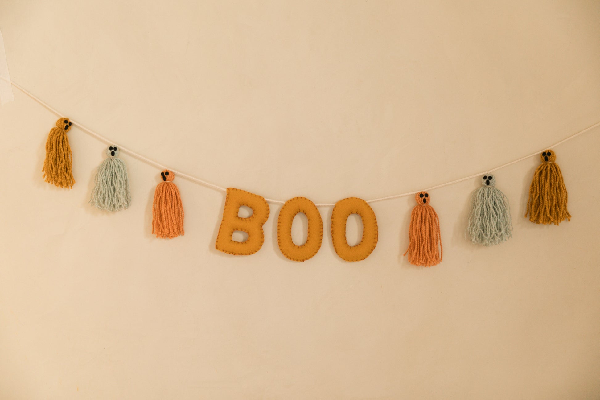 Letrero Boo Fantasmas Colorido