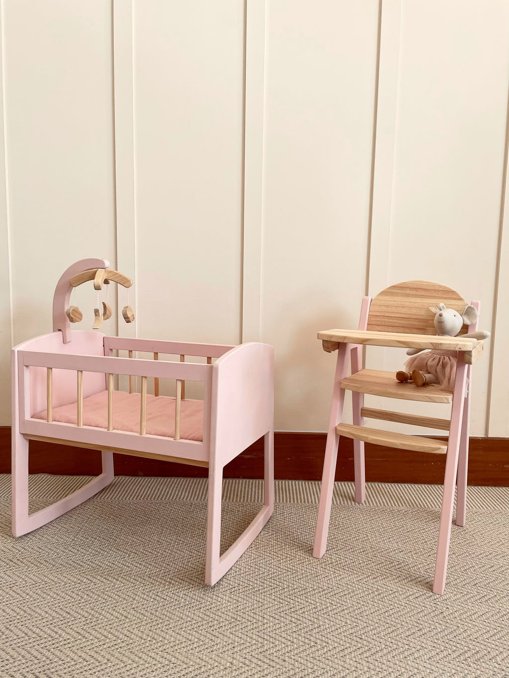 Silla de comer Rosa