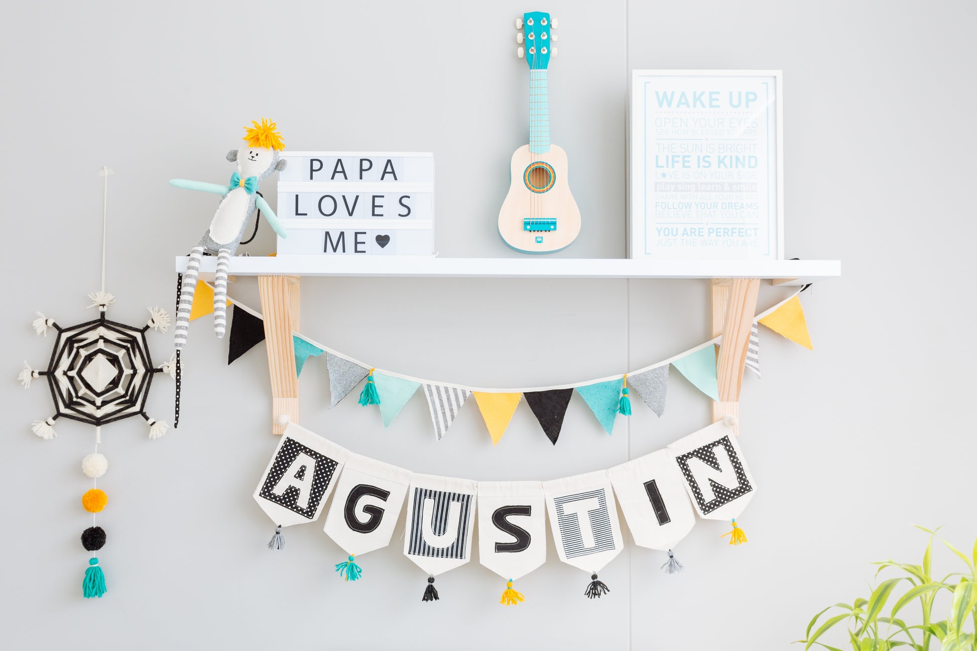 Repisa con pie amigos