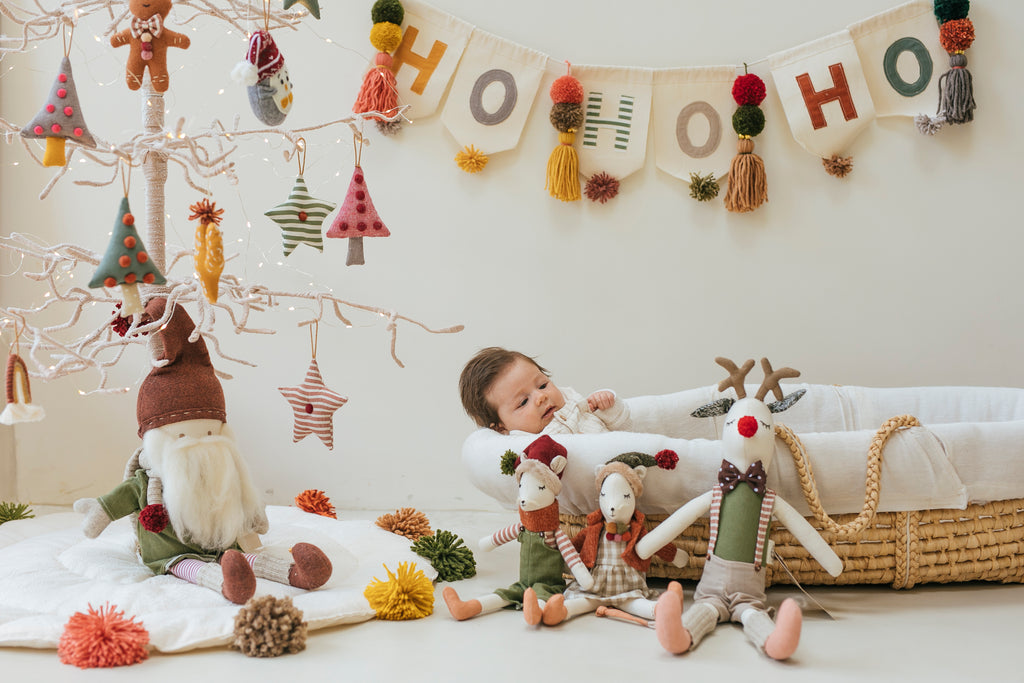 Pie de árbol Grande borlas