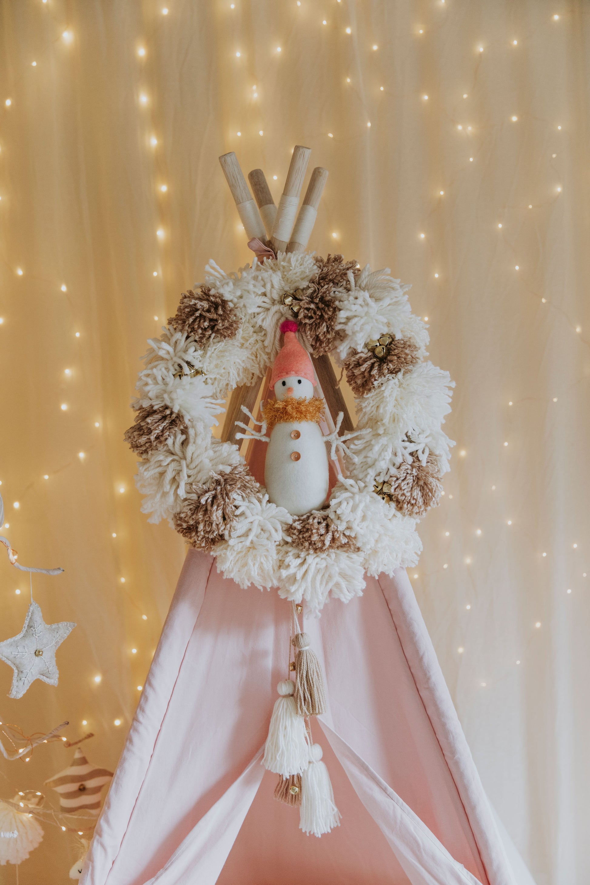 Corona pompones completa