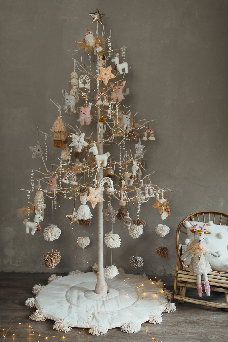 Pie de árbol Grande borlas